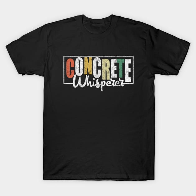 Concrete Whisperer  Retro Vintage T-Shirt by AbstractA